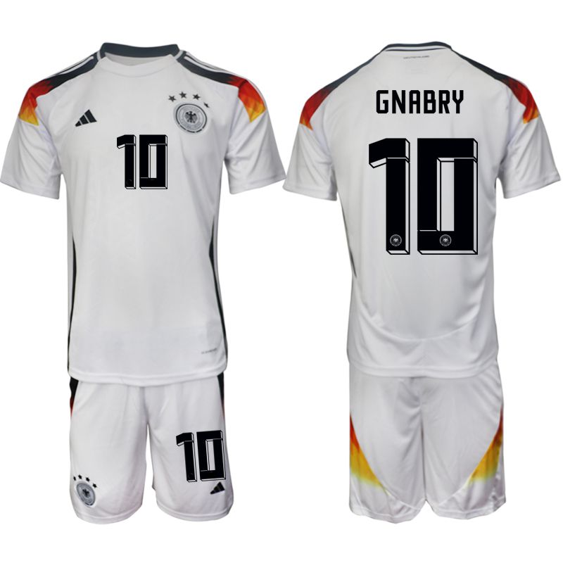 Men 2024-2025 Season Germany home white 10 Soccer Jersey